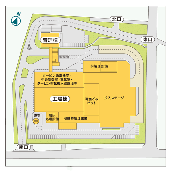 北名古屋 施設案内図